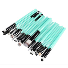 20 pcs Makeup brushes sets professional eyebrow Blusher foundation hair brush pen Cosmetics toothbrush oval make up brushes Tool