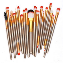 20 pcs Rose Gold Makeup Brushes sets Professional Eyeshadow Cosmetics Face Blusher Powder Foundation Concealer Make up Brushes