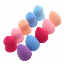 2016 10pcs Pro Beauty Flawless Makeup Foundation Puff Multi Shape Sponges New anne free shipping