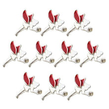 2016 Fashion 10PCS Nail Art Tips 3D Alloy Rhinestones Fairy Angel Gel Phone Decoration DIY anne free shipping