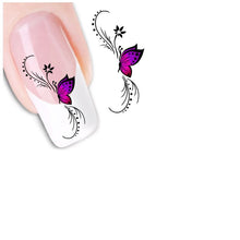 2016 Fashion Woman Nail Art Stickers 3D Design Butterfly Decals Tips To Decoration nail accessories ANNE free shipping
