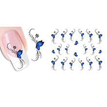 2016 Fashion Woman Nail Art Stickers 3D Design Butterfly Decals Tips To Decoration nail accessories ANNE free shipping