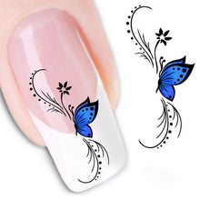 2016 Fashion Woman Nail Art Stickers 3D Design Butterfly Decals Tips To Decoration nail accessories ANNE free shipping