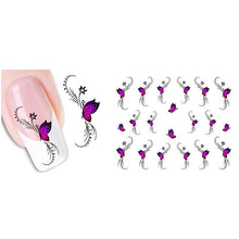 2016 Fashion Woman Nail Art Stickers 3D Design Butterfly Decals Tips To Decoration nail accessories ANNE free shipping