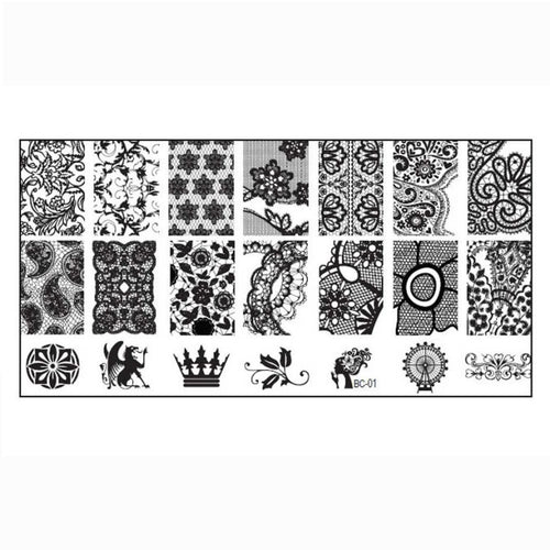 2016 Free Shipping Yo For lasting wear 1PCS Nail Stamp Stamping Image Plate Print Nail Art Template DIY Anne