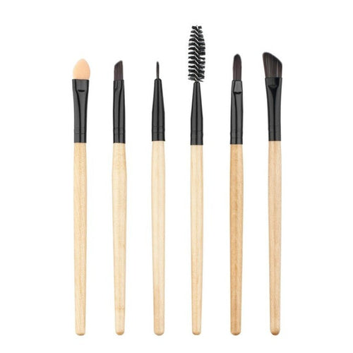 2016 HOT New Arrival 16.5*4*0.7 cm 6Pcs Cosmetic Eyebrow Eyeshadow Brush Makeup Brush Sets Kits Tools pincel de base Anne