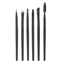 2016 HOT New Arrival 16.5*4*0.7 cm 6Pcs Cosmetic Eyebrow Eyeshadow Brush Makeup Brush Sets Kits Tools pincel de base Anne