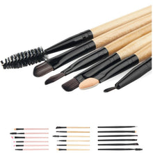 2016 HOT New Arrival 16.5*4*0.7 cm 6Pcs Cosmetic Eyebrow Eyeshadow Brush Makeup Brush Sets Kits Tools pincel de base Anne