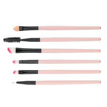 2016 HOT New Arrival 16.5*4*0.7 cm 6Pcs Cosmetic Eyebrow Eyeshadow Brush Makeup Brush Sets Kits Tools pincel de base Anne