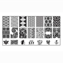 2016 Hot Sale 10pcs Women Nail Art DIY Nail Stamp Stamping Image Plate Print Nail Art Template Nail polish Stamping tool Anne