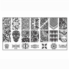 2016 Hot Sale 10pcs Women Nail Art DIY Nail Stamp Stamping Image Plate Print Nail Art Template Nail polish Stamping tool Anne
