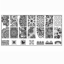 2016 Hot Sale 10pcs Women Nail Art DIY Nail Stamp Stamping Image Plate Print Nail Art Template Nail polish Stamping tool Anne