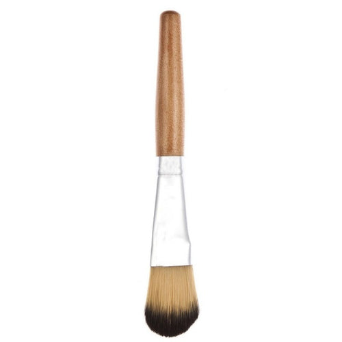2016 Hot Sale 1pc Wooden Handle Powder Blush Brush Foundation Brush Makeup Tool Easy to clean Anne