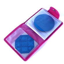 2016 Hot Sale 32 Slots Nail Art Stamp Plate Stamping Plates Holder Storage Bag Cases Stamp Bag Organizer SY