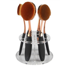 2016 Hot Sale 6 Hole Oval Makeup Brush Holder Drying Rack Organizer Cosmetic Shelf Tool Free Shipping Yo Anne