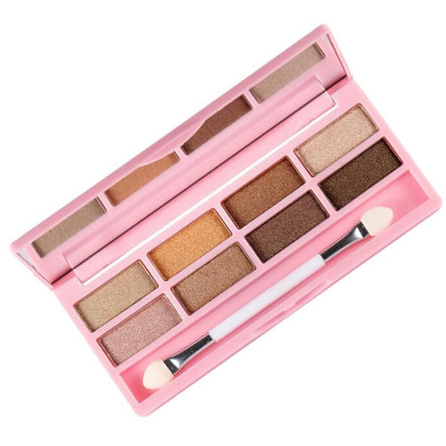 2016 Hot Sale By Nanda 8 Colors Pro Eyeshadow Shimmer Mate Palette Cosmetic Brush Mirror Makeup Set Free Shipping Yo SY