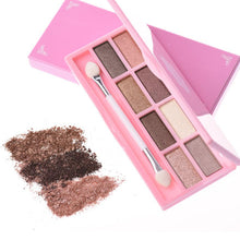 2016 Hot Sale By Nanda 8 Colors Pro Eyeshadow Shimmer Mate Palette Cosmetic Brush Mirror Makeup Set Free Shipping Yo SY