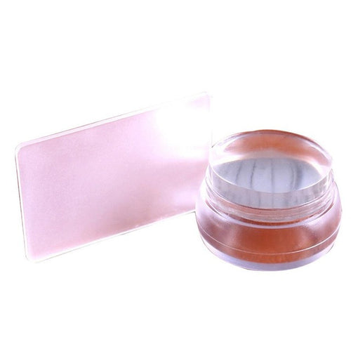 2016 Hot Sale Clear Nail Art Stamping Stamper Scraper Image Plate Manicure Print Tool DIY unhas carimbo SY