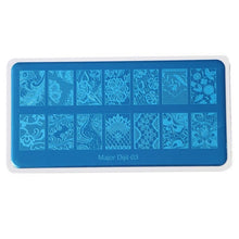 2016 Hot Sale DIY Nail Art Image Stamp Stamping Plates Manicure Template A-J vernis stamping pour ongle SY