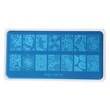 2016 Hot Sale DIY Nail Art Image Stamp Stamping Plates Manicure Template A-J vernis stamping pour ongle SY