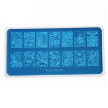 2016 Hot Sale DIY Nail Art Image Stamp Stamping Plates Manicure Template A-J vernis stamping pour ongle SY