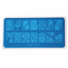 2016 Hot Sale DIY Nail Art Image Stamp Stamping Plates Manicure Template A-J vernis stamping pour ongle SY