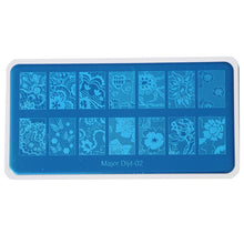 2016 Hot Sale DIY Nail Art Image Stamp Stamping Plates Manicure Template A-J vernis stamping pour ongle SY