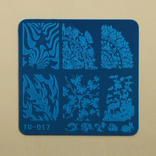 2016 Hot Sale DIY Nail Art Image Stamp Stamping Plates Manicure Template TU-017 unha placa de imagem Free Shipping Yo SY
