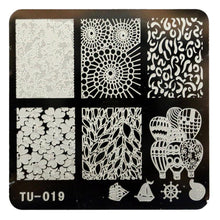 2016 Hot Sale DIY Nail Art Image Stamp Stamping Plates Manicure Template TU-019 unha placa de imagem Free Shipping Yo SY