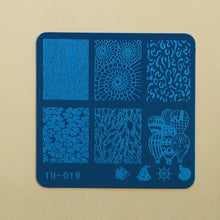 2016 Hot Sale DIY Nail Art Image Stamp Stamping Plates Manicure Template TU-019 unha placa de imagem Free Shipping Yo SY