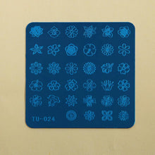 2016 Hot Sale DIY Nail Art Image Stamp Stamping Plates Manicure Template TU-024 unha placa de imagem Free Shipping Yo SY