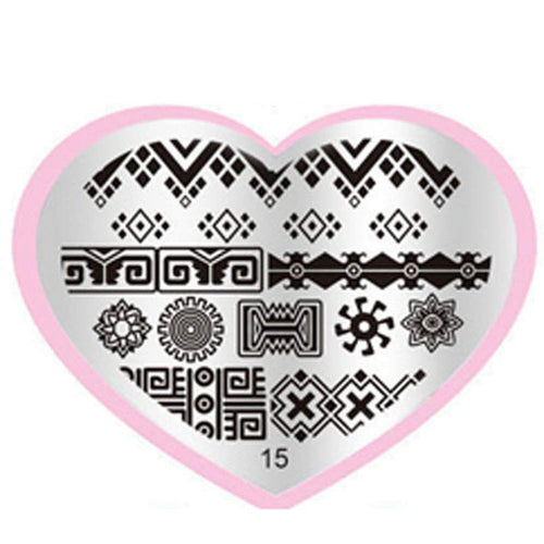 2016 Hot Sale New Top Fashion Multi-style DIY Nail Art Image Stamp Stamping Plates Manicure Template unha placa de imagem SY