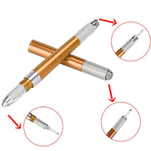 2016 Hot Sale Pen Tattoo Machine Permanent Makeup Eyebrow Tattoo Manual Pen Stainless Steel Material 22g Weight Anne