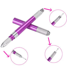 2016 Hot Sale Pen Tattoo Machine Permanent Makeup Eyebrow Tattoo Manual Pen Stainless Steel Material 22g Weight Anne