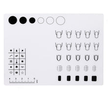 2016 Hot Sale Silicone Silicone Workspace Stamping Plate Washable Mat Table Transfer Tools For Nail Art mat SY