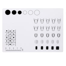 2016 Hot Sale Silicone Silicone Workspace Stamping Plate Washable Mat Table Transfer Tools For Nail Art mat SY