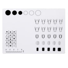 2016 Hot Sale Silicone Silicone Workspace Stamping Plate Washable Mat Table Transfer Tools For Nail Art mat SY