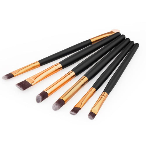 2016 Hot Sale makes applying makeup a luxurious experience 6PCS Cosmetic Makeup Brush Lip Makeup Brush Eyeshadow Brush Anne