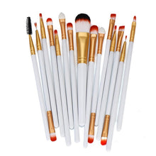 2016 Most Popular 15pcs Makeup Brush Set tools Make-up Toiletry Kit Wool Make Up Brush Set toothbrush makeup brush Anne