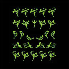 2016 NEW Fashion 1PC New Fashion Luminous 3D Nail Art Stickers Decals Decoration Lovely Design anne free shipping