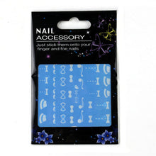 2016 NEW Fashion 1PC New Fashion Luminous 3D Nail Art Stickers Decals Decoration Lovely Design anne free shipping
