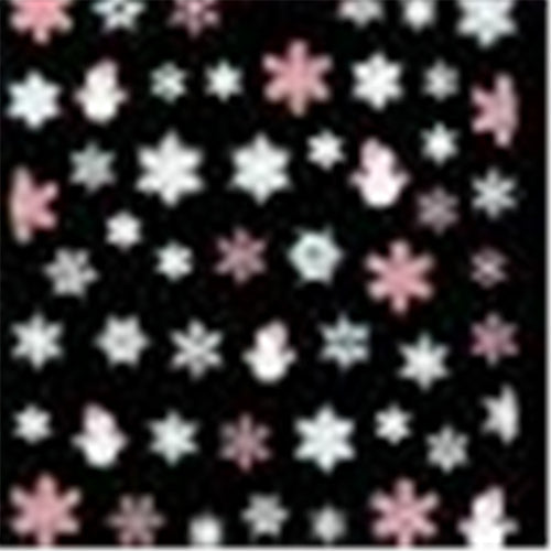 2016 NEW Fashion 1PC Xmas 3D Nail Art Stickers Decals Decorations Snowflake Snowman Design New anne free shipping