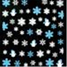 2016 NEW Fashion 1PC Xmas 3D Nail Art Stickers Decals Decorations Snowflake Snowman Design New anne free shipping