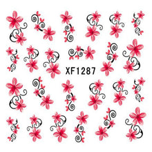2016 NEW Fashion Nail Art Stickers Flower Goldfish Bird Design 3D Sheets Decal Decoration anne free shipping