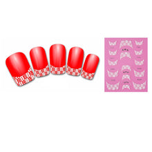 2016 NEW Fashion Nail Art Stickers Woman 3D Transfer Lace Design Manicure Nail Polish Tips pegatinas nail free shipping