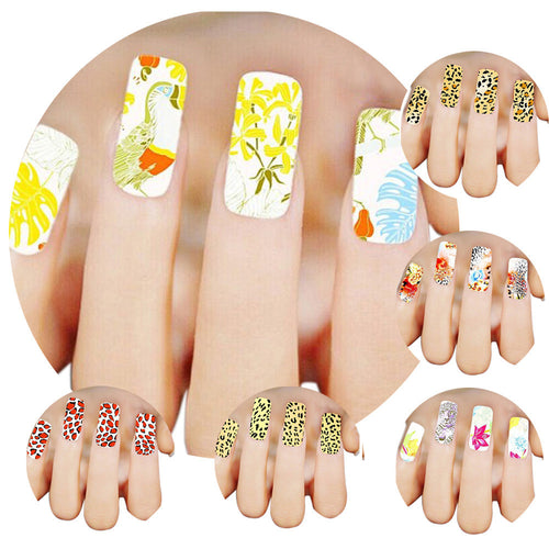 2016 NEW Fashion Woman 3D Design Nail Art Stickers Tips To Decoration wholesale Top pegatinas nail free shipping
