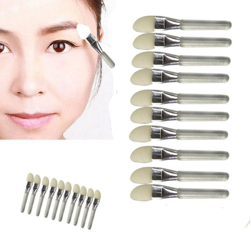 2016 New Arrival 10Pcs Makeup Eye Shadow Eyeliner Brush Sponge Applicator Tool Free Shipping Yo Anne