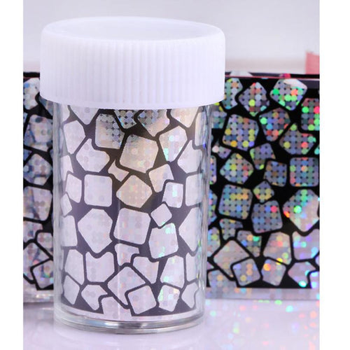 2016 New Arrival Design Nail Art Foil Stickers Transfer Decal Tips Manicure JQ91 unhas decoradas adesivo Free Shipping Yo SY