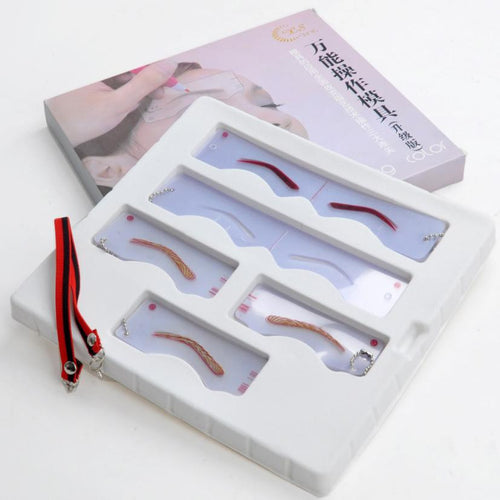2016 New Arrivals Great beauty tool Microblading Training Permanent Makeup Supplies Eyebrow Shaping Stencils Card Anne