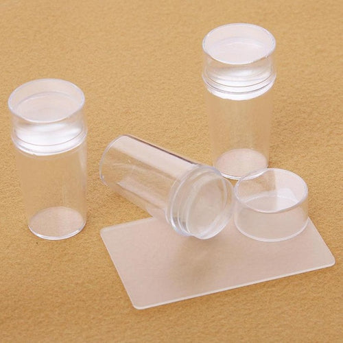 2016 New Clear color Nail Art Stamping Stamper Scraper Image Plate Transfer Manicure Tool Free Shipping Yo SY